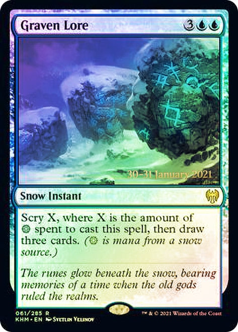 Graven Lore   [Kaldheim Prerelease Promos] | Dumpster Cat Games