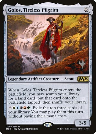 Golos, Tireless Pilgrim [Core Set 2020 Promos] | Dumpster Cat Games