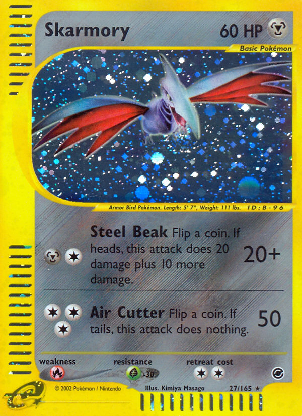 Skarmory (27/165) [Expedition: Base Set] | Dumpster Cat Games