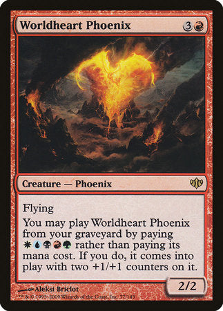 Worldheart Phoenix [Conflux] | Dumpster Cat Games