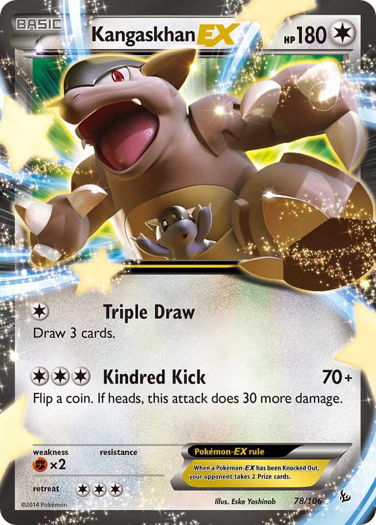 Kangaskhan EX (78/106) [XY: Flashfire] | Dumpster Cat Games