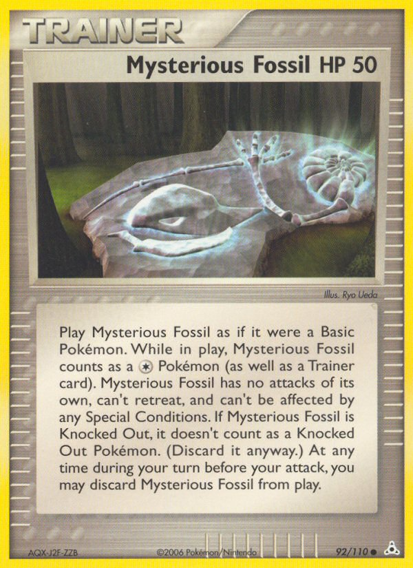 Mysterious Fossil (92/110) [EX: Holon Phantoms] | Dumpster Cat Games