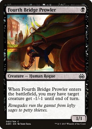Fourth Bridge Prowler [Aether Revolt] | Dumpster Cat Games