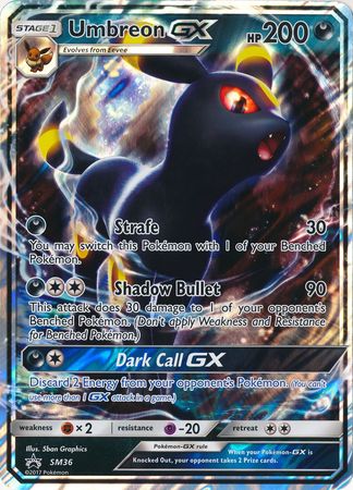 Umbreon GX (SM36) (Jumbo Card) [Sun & Moon: Black Star Promos] | Dumpster Cat Games