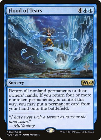 Flood of Tears [Core Set 2020 Promos] | Dumpster Cat Games