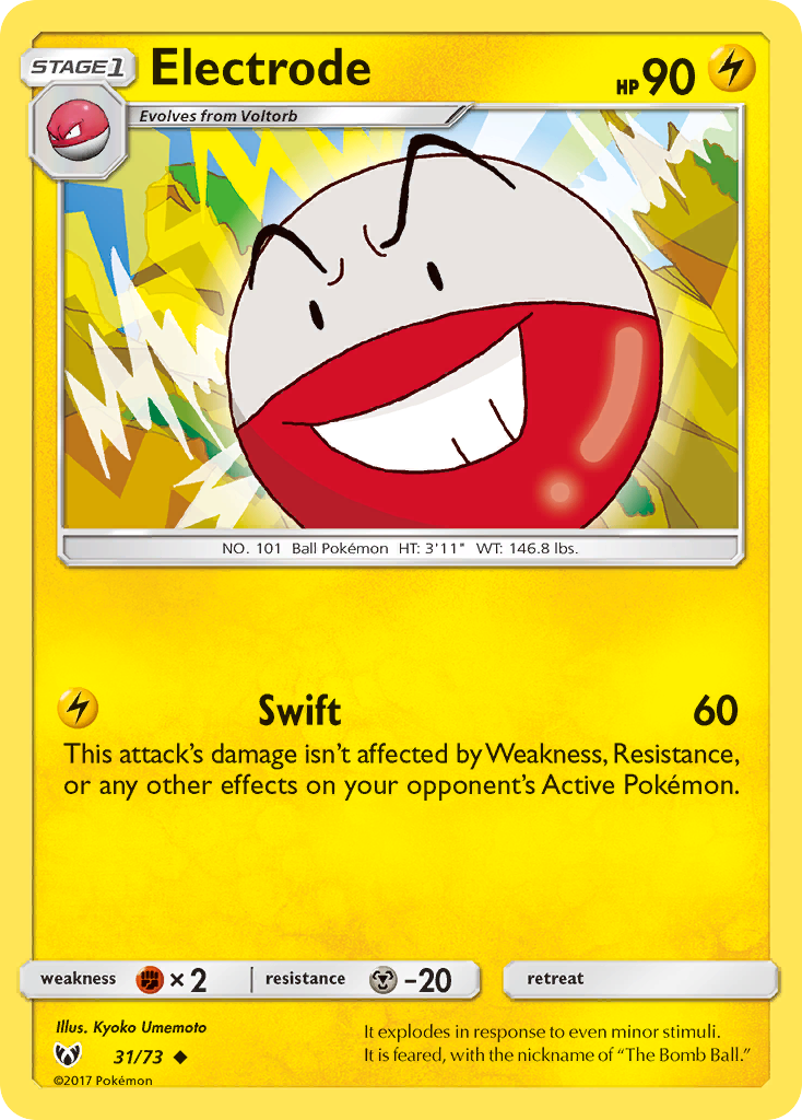 Electrode (31/73) [Sun & Moon: Shining Legends] | Dumpster Cat Games