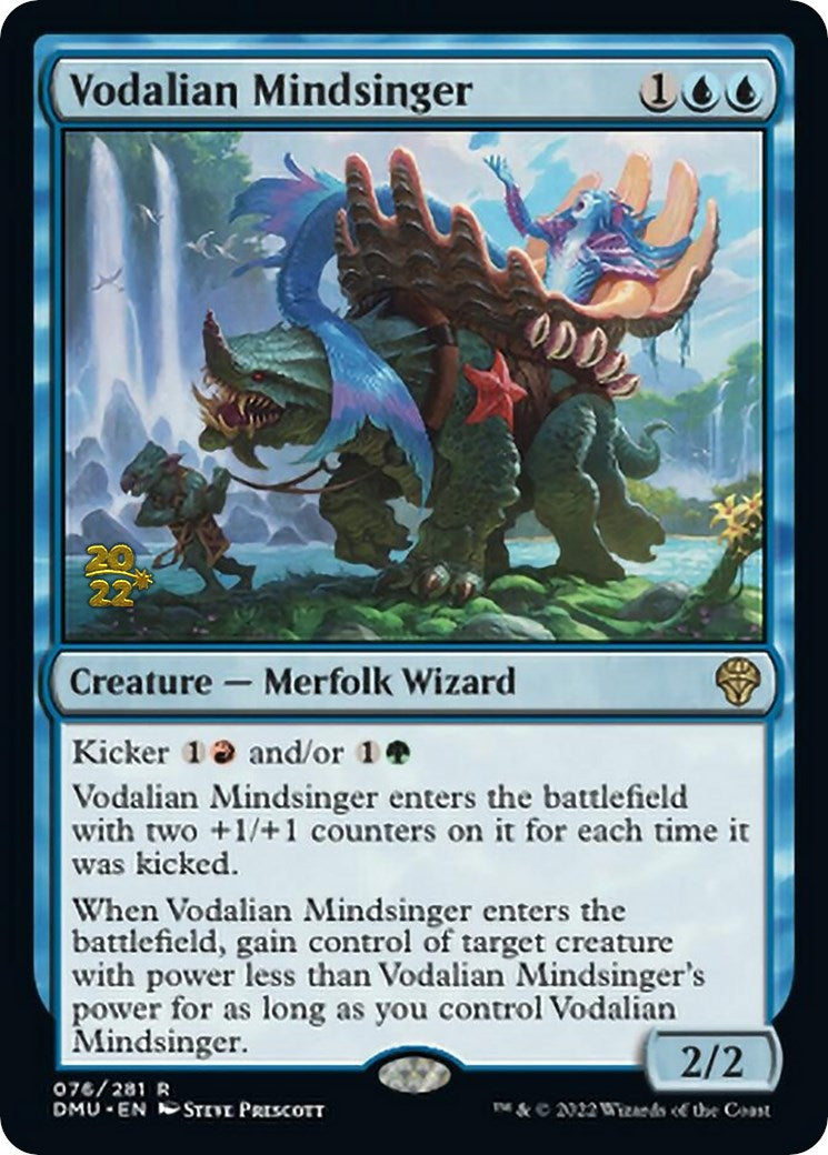 Vodalian Mindsinger [Dominaria United Prerelease Promos] | Dumpster Cat Games