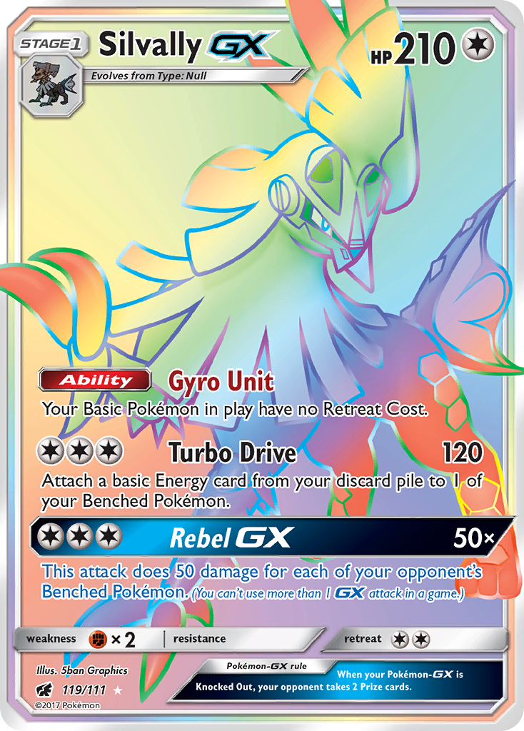 Silvally GX (119/111) [Sun & Moon: Crimson Invasion] | Dumpster Cat Games