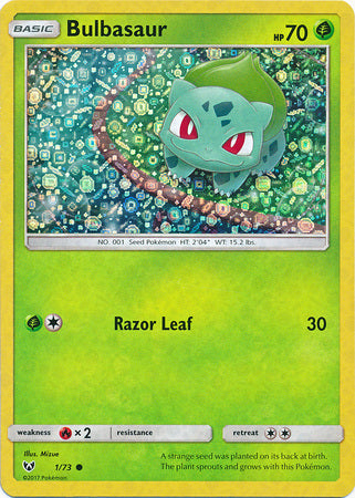 Bulbasaur (1/73) (General Mills Promo) [Sun & Moon: Shining Legends] | Dumpster Cat Games