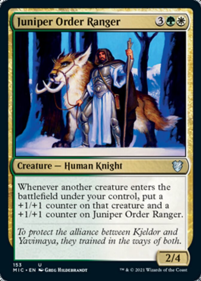 Juniper Order Ranger [Innistrad: Midnight Hunt Commander] | Dumpster Cat Games