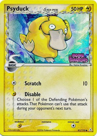 Psyduck (81/110) (Delta Species) (Stamped) [EX: Holon Phantoms] | Dumpster Cat Games