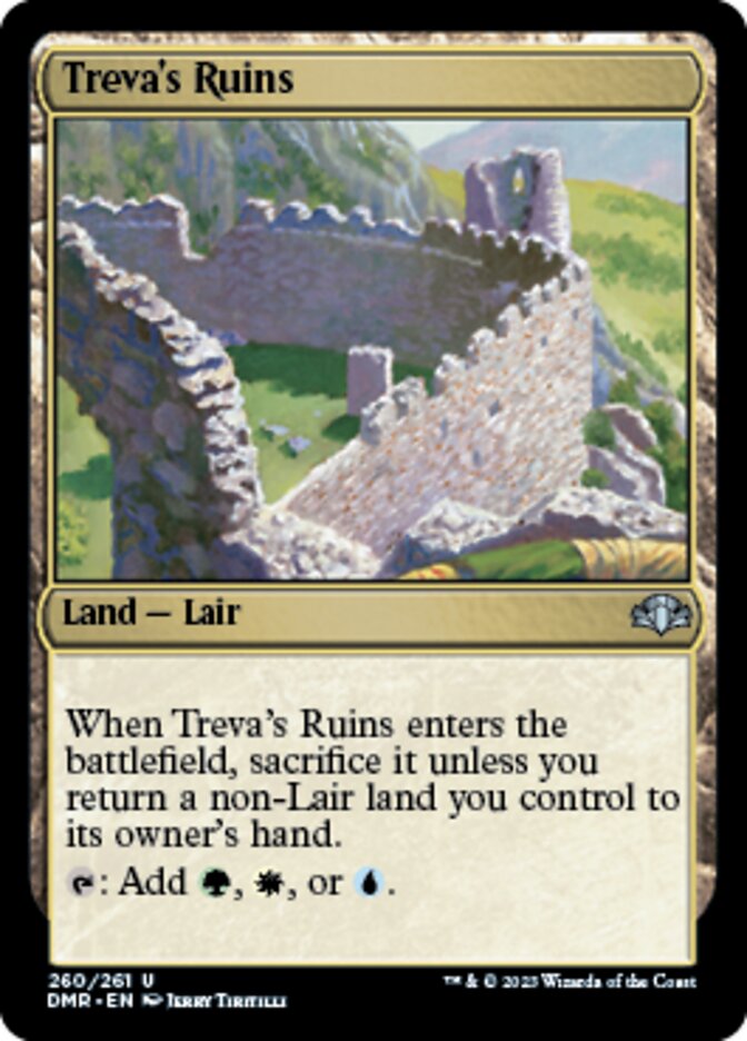 Treva's Ruins [Dominaria Remastered] | Dumpster Cat Games