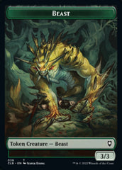 Satyr // Beast Double-sided Token [Commander Legends: Battle for Baldur's Gate Tokens] | Dumpster Cat Games