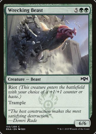 Wrecking Beast [Ravnica Allegiance] | Dumpster Cat Games