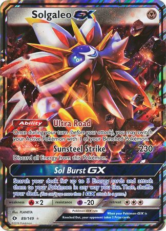 Solgaleo GX (89/149) (Jumbo Card) [Sun & Moon: Base Set] | Dumpster Cat Games