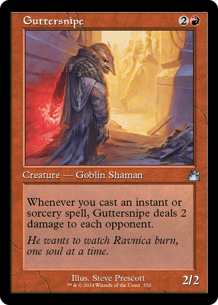 Guttersnipe (Retro Frame) [Ravnica Remastered] | Dumpster Cat Games