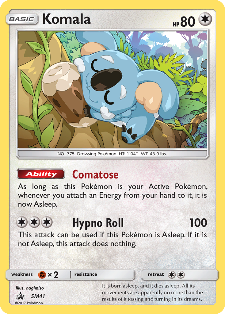 Komala (SM41) [Sun & Moon: Black Star Promos] | Dumpster Cat Games