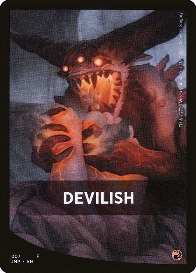 Devilish Theme Card [Jumpstart Front Cards] | Dumpster Cat Games