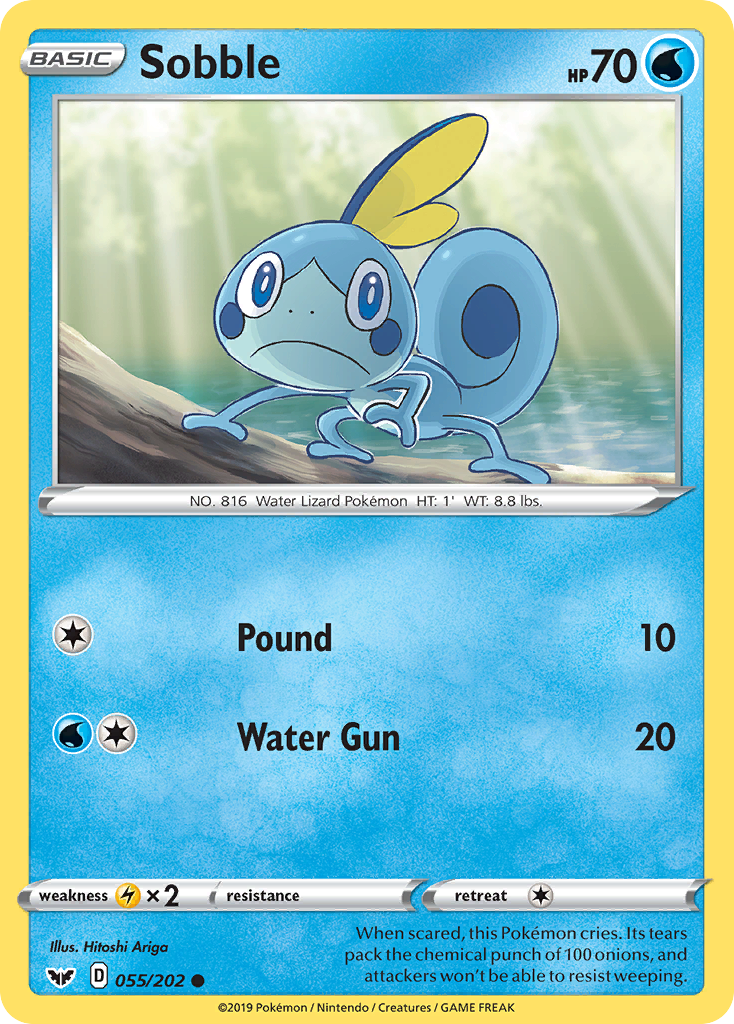 Sobble (055/202) [Sword & Shield: Base Set] | Dumpster Cat Games