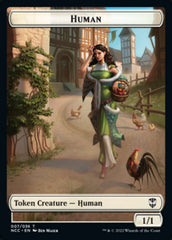 Eldrazi Spawn // Human Double-sided Token [Streets of New Capenna Commander Tokens] | Dumpster Cat Games