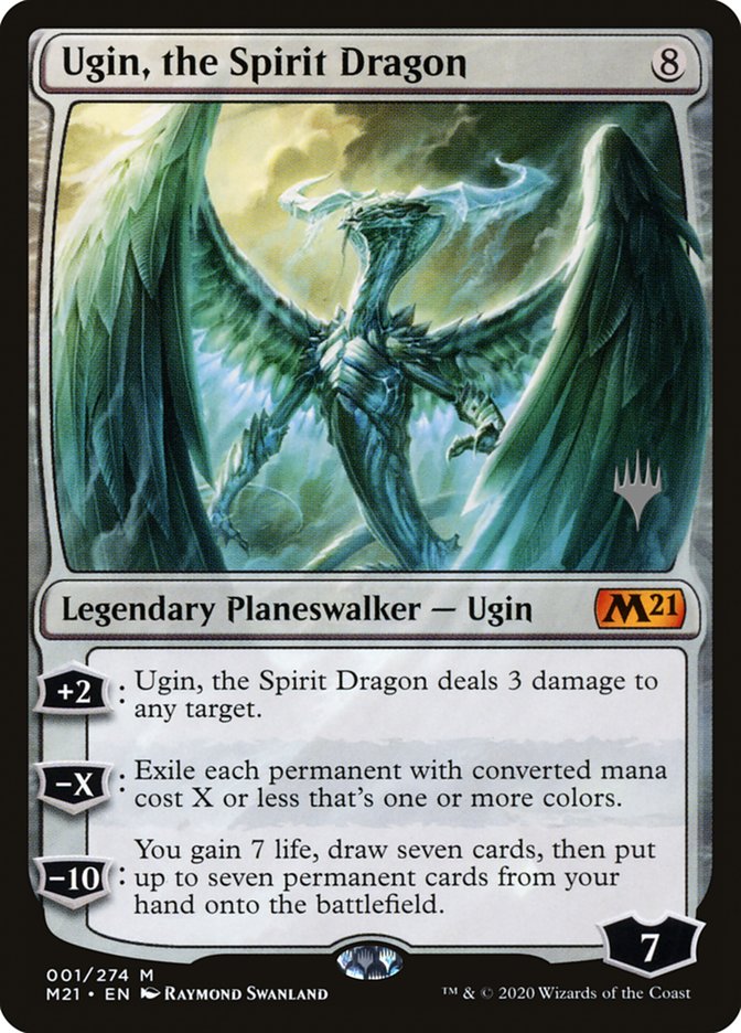 Ugin, the Spirit Dragon (Promo Pack) [Core Set 2021 Promos] | Dumpster Cat Games