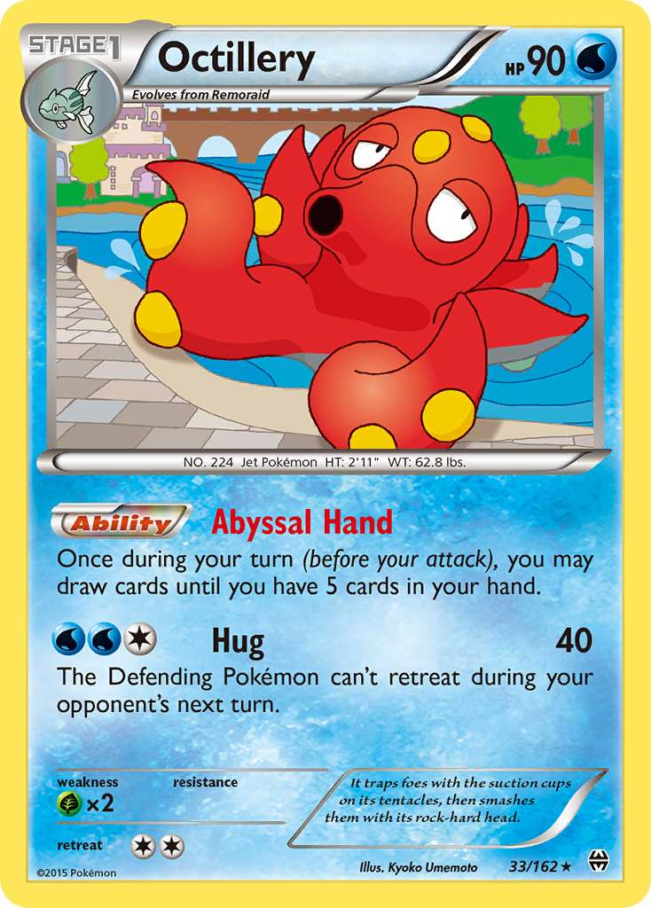 Octillery (33/162) [XY: BREAKthrough] | Dumpster Cat Games