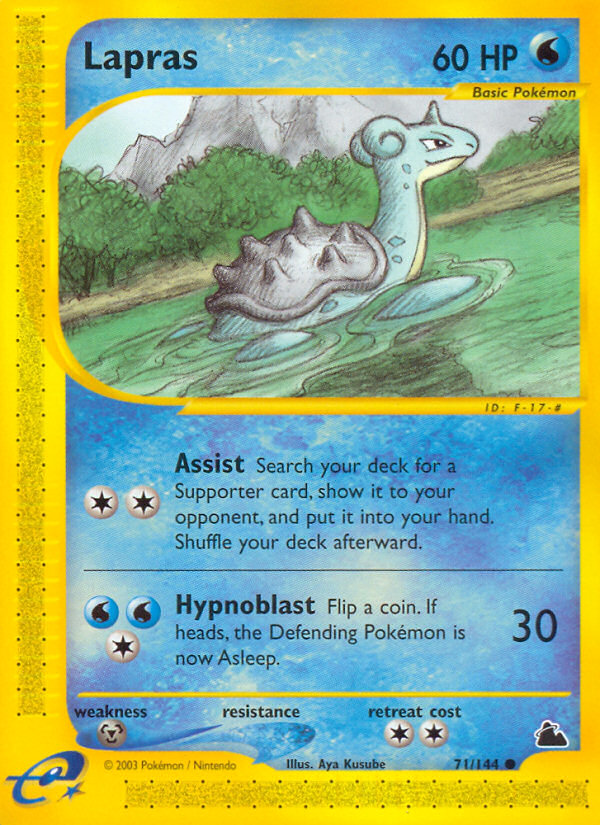 Lapras (71/144) [Skyridge] | Dumpster Cat Games