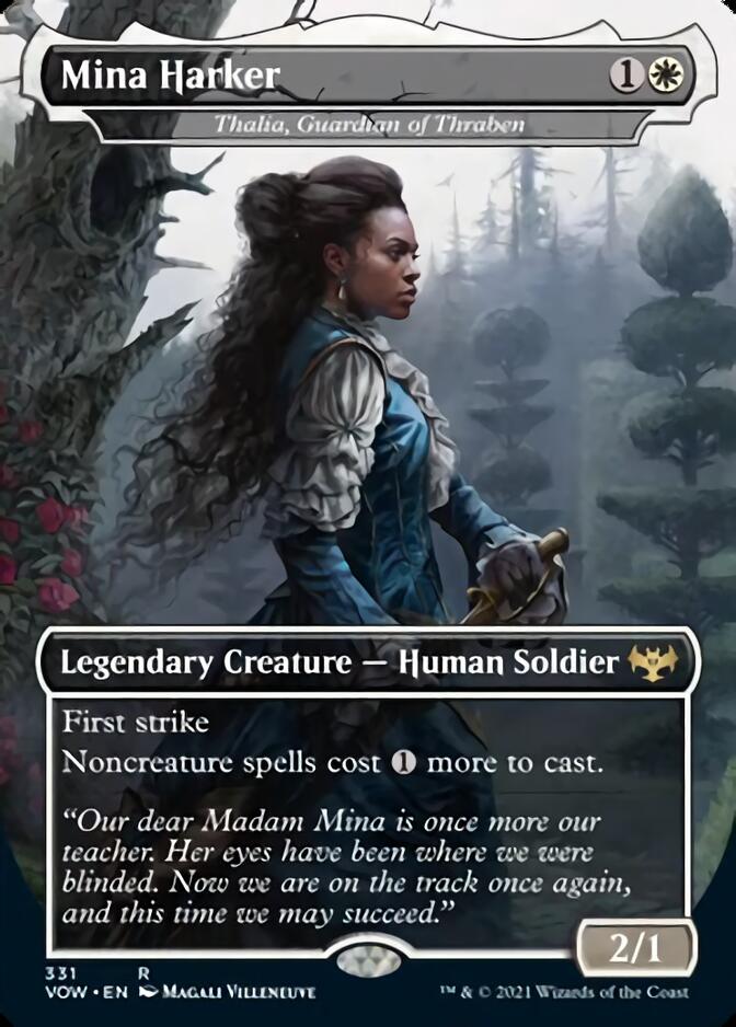 Thalia, Guardian of Thraben - Mina Harker [Innistrad: Crimson Vow] | Dumpster Cat Games