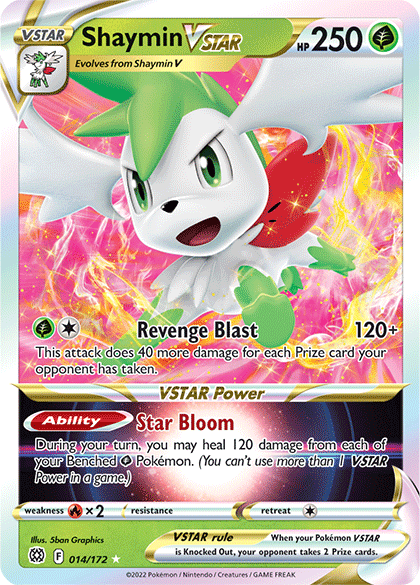 Shaymin VSTAR (014/172) [Sword & Shield: Brilliant Stars] | Dumpster Cat Games