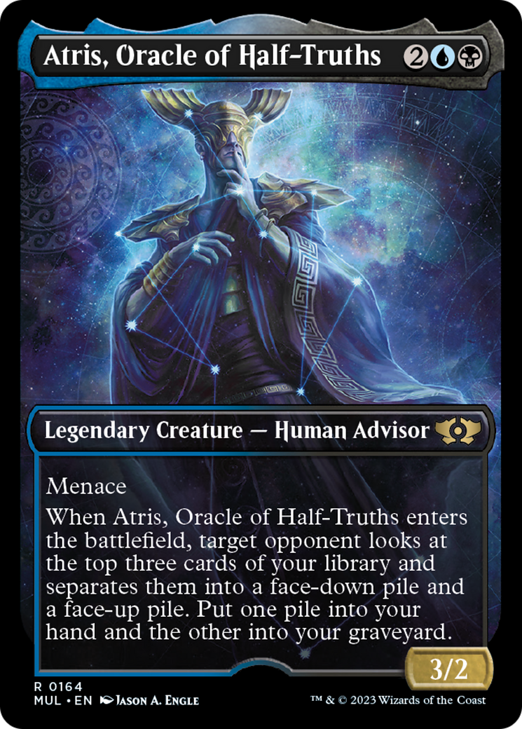 Atris, Oracle of Half-Truths (Halo Foil) [Multiverse Legends] | Dumpster Cat Games