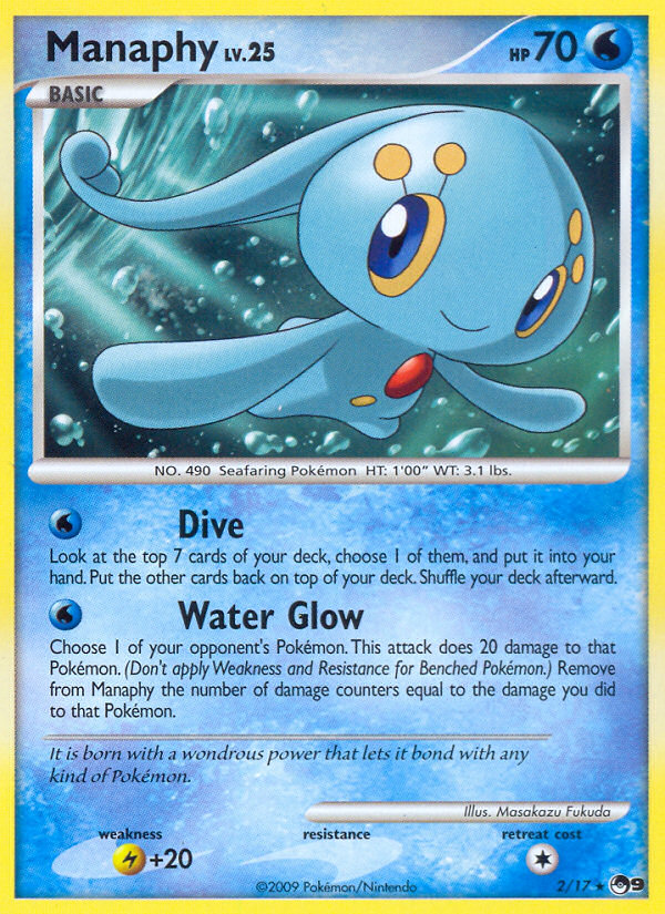 Manaphy (2/17) [POP Series 9] | Dumpster Cat Games