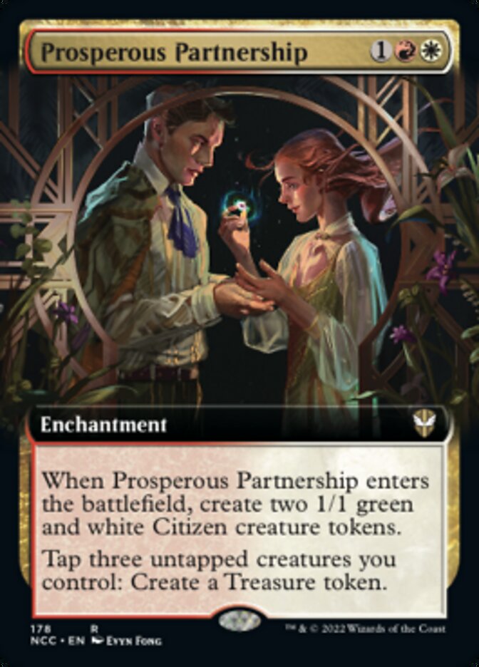 Prosperous Partnership (Extended Art) [Streets of New Capenna Commander] | Dumpster Cat Games