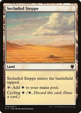 Secluded Steppe [Commander 2017] | Dumpster Cat Games