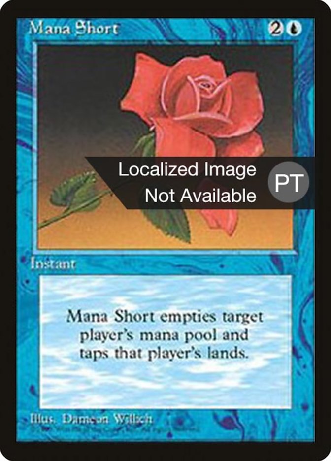 Mana Short [Fourth Edition (Foreign Black Border)] | Dumpster Cat Games