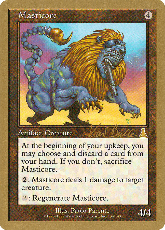 Masticore (Kai Budde) [World Championship Decks 1999] | Dumpster Cat Games