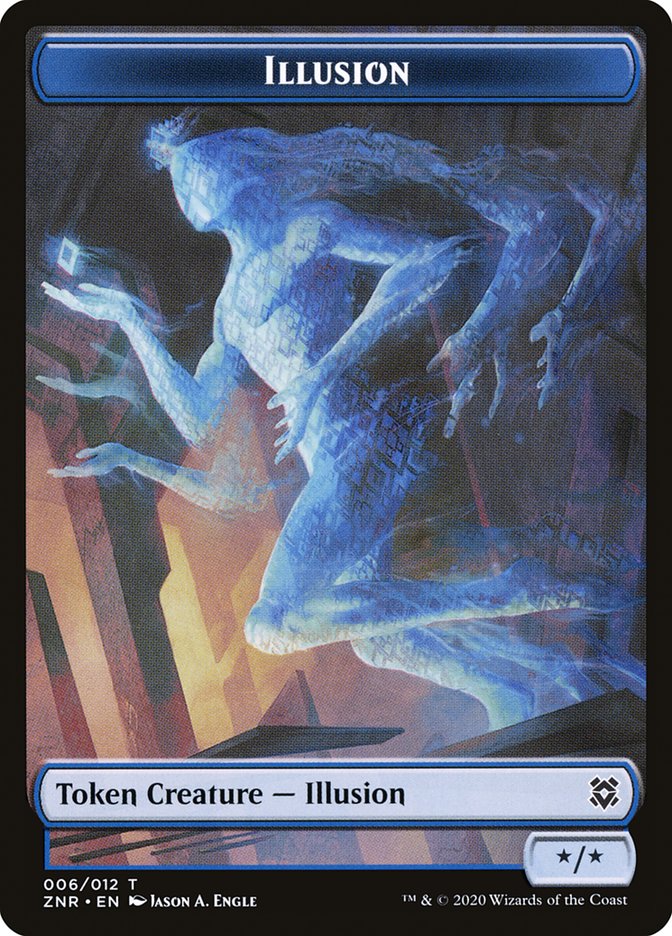 Illusion Token [Zendikar Rising] | Dumpster Cat Games