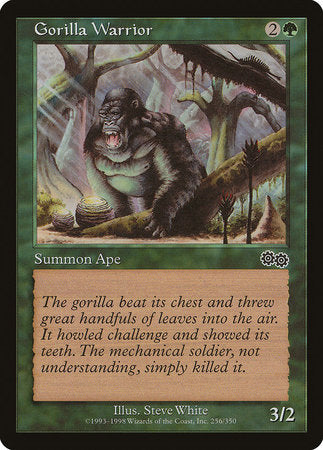 Gorilla Warrior [Urza's Saga] | Dumpster Cat Games