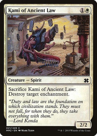 Kami of Ancient Law [Modern Masters 2015] | Dumpster Cat Games