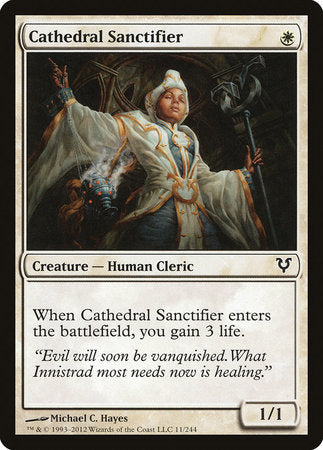 Cathedral Sanctifier [Avacyn Restored] | Dumpster Cat Games