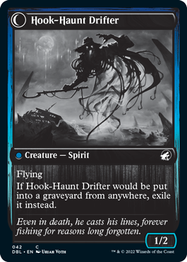 Baithook Angler // Hook-Haunt Drifter [Innistrad: Double Feature] | Dumpster Cat Games