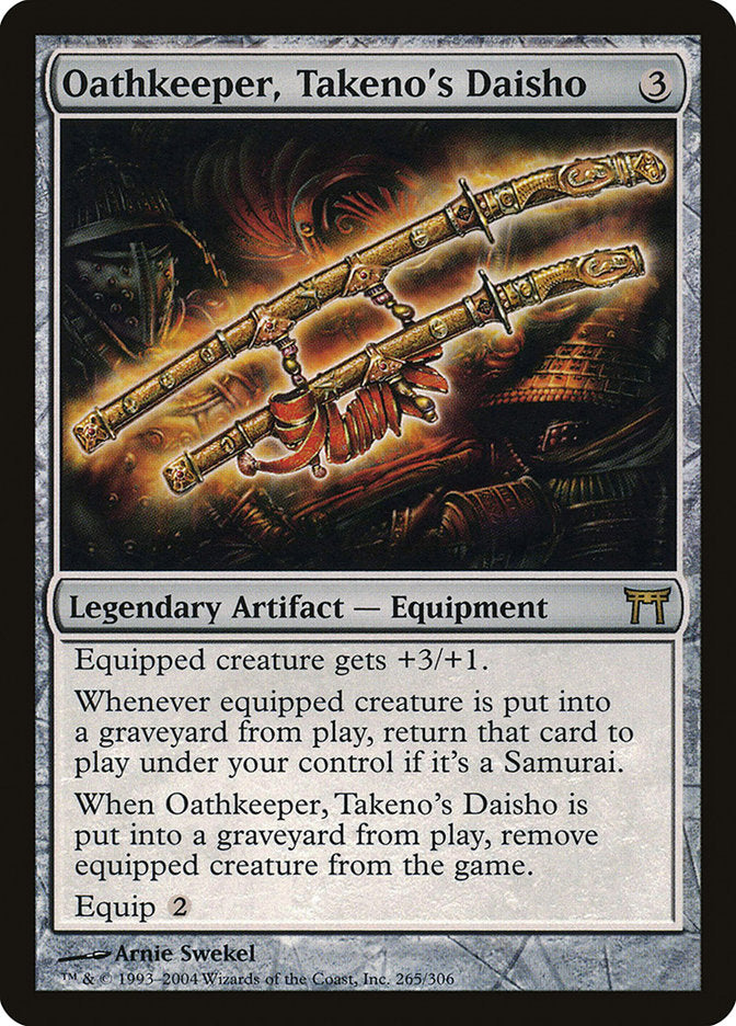 Oathkeeper, Takeno's Daisho [Champions of Kamigawa] | Dumpster Cat Games