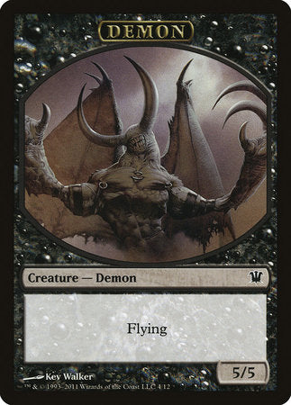 Demon Token [Innistrad Tokens] | Dumpster Cat Games