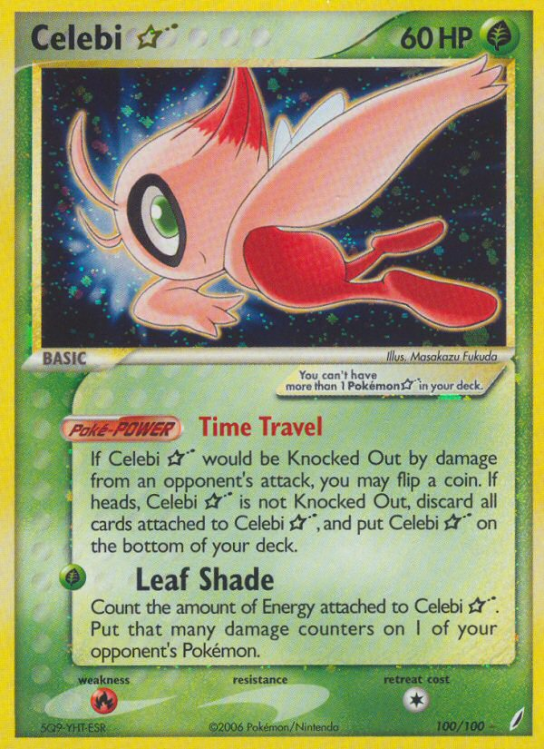 Celebi Star (100/100) [EX: Crystal Guardians] | Dumpster Cat Games