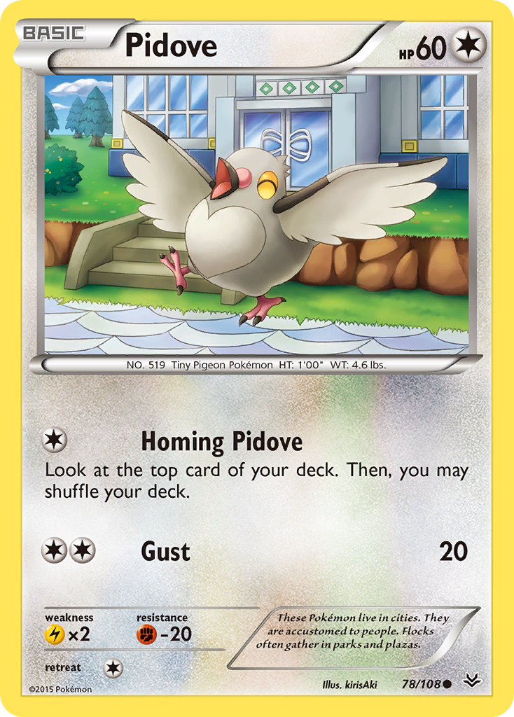 Pidove (78/108) [XY: Roaring Skies] | Dumpster Cat Games