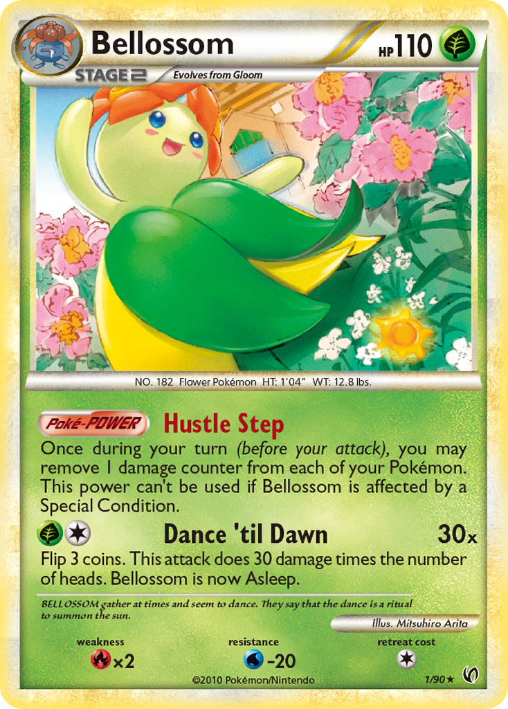 Bellossom (1/90) [HeartGold & SoulSilver: Undaunted] | Dumpster Cat Games