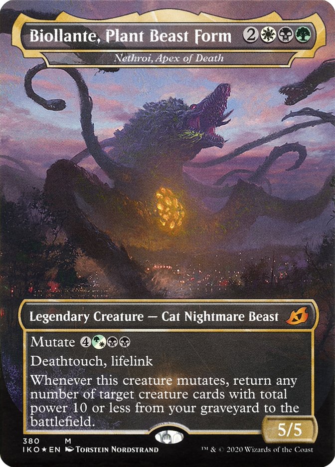 Nethroi, Apex of Death - Biollante, Plant Beast Form (Godzilla Series) [Ikoria: Lair of Behemoths] | Dumpster Cat Games