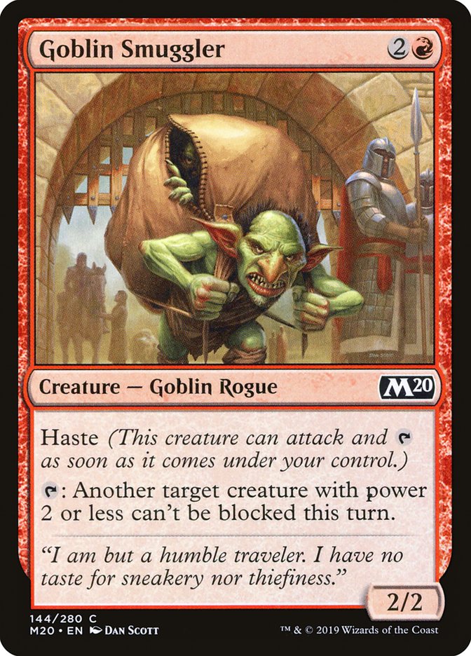 Goblin Smuggler [Core Set 2020] | Dumpster Cat Games