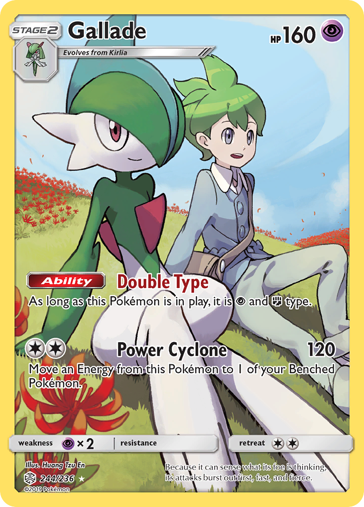 Gallade (244/236) [Sun & Moon: Cosmic Eclipse] | Dumpster Cat Games