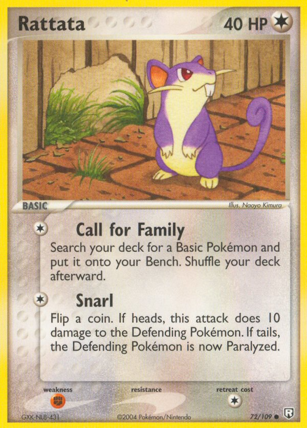 Rattata (72/109) [EX: Team Rocket Returns] | Dumpster Cat Games