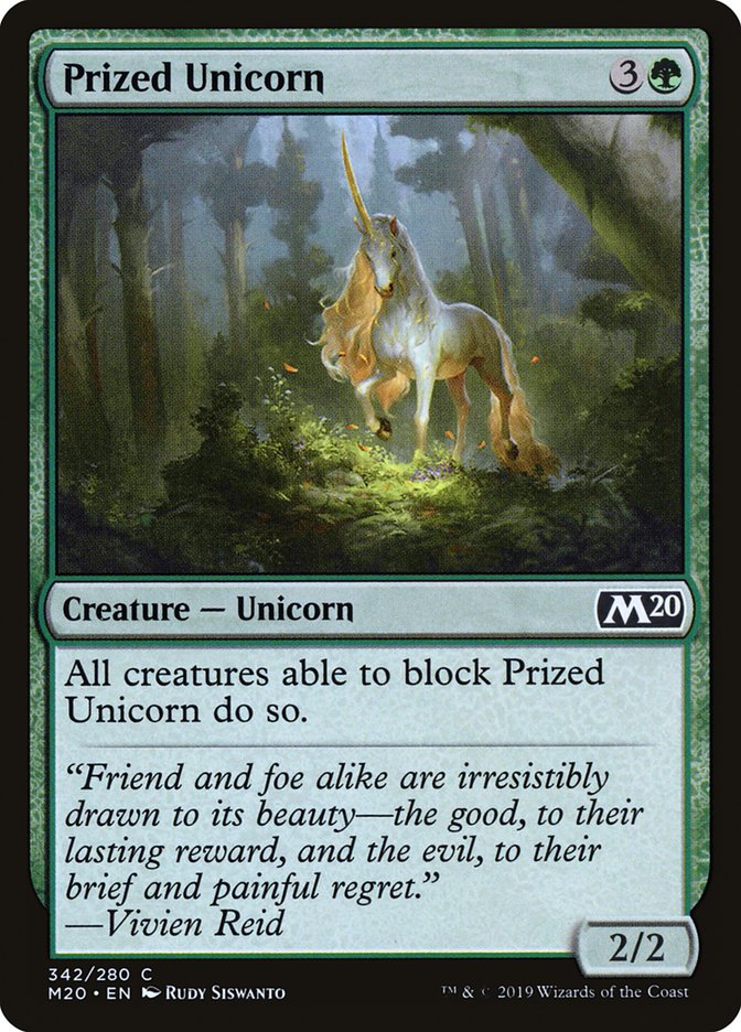 Prized Unicorn [Core Set 2020] | Dumpster Cat Games